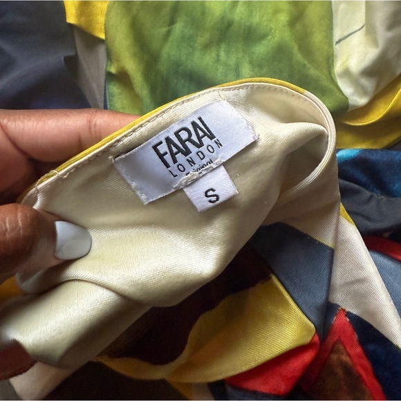 Farai London Gaia multicolor dress size small - Picture 2 of 3